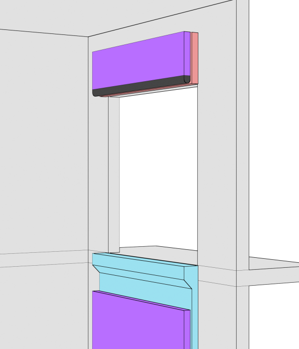 Schema einer Peelle Schachttür in Telco-Ausführung