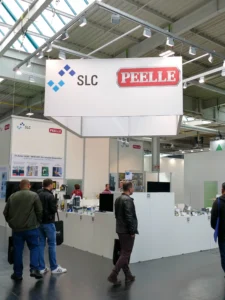 Der Messestand von SLC und Peelle auf der Interlift 2022